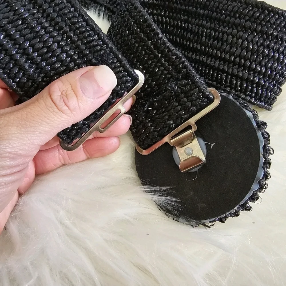 Vintage‎ • Black Elastic Belt